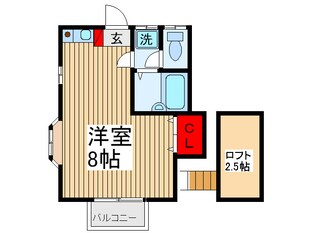 ハイツアサミの物件間取画像